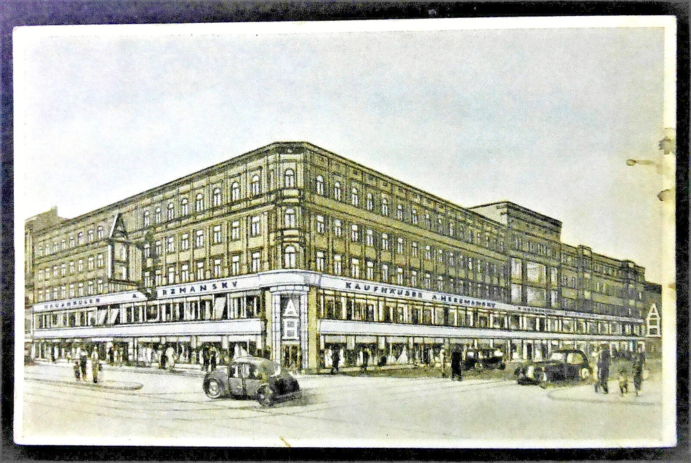 WIEN AUSTRIA POSTCARD 1938 ANSCHLUSS PLEBISCITE SPECIAL CANCEL HERZMANSKY