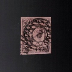 Saxony, Scott 10, King John I, 1855-1860, used