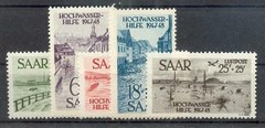 SAAR 1948 255-259 ** MNH SET FLAWLESS FLOOD RELIEF SET 55€(48934