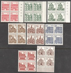 GERMANY Sc #9N215-22CPL MNH BLOCKS of 4 DEFINITIVES (See Description)