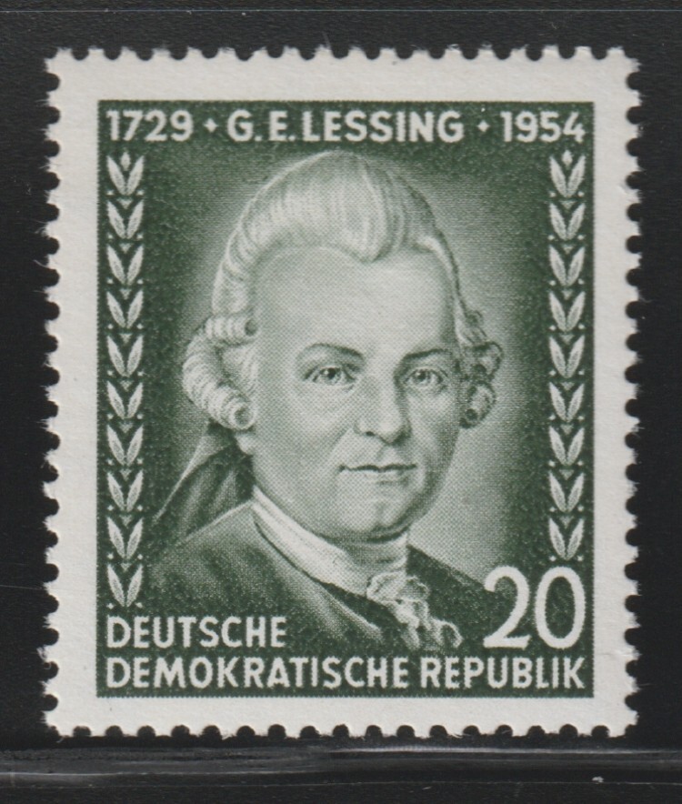 Germany-DDR 1954 Sc # 205 Gotthold E. Lessing MNH OG