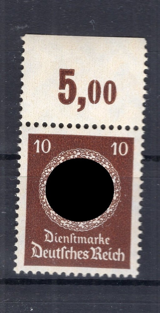 DR-Dienstmarke 137 POR (MN H) Postfrisch Echt Deutschland