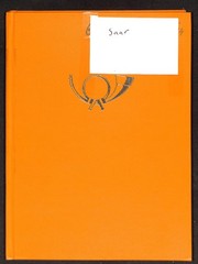 Saar – Germany Stamp Collection in Orange Stock Book, 4 Pages of Stamps