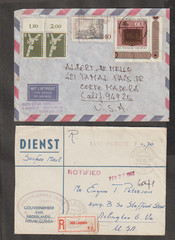 Germany 1933-1976 postal history x24 -Airmails ,Advertisements etc