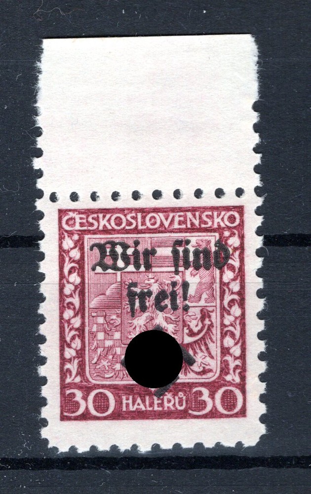 Sudetenland RUMBURG 5OR Oberrand MNH Postfrisch Echt (y80944