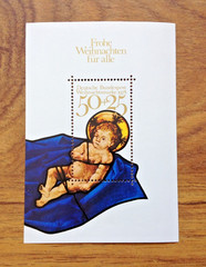 West Germany Christmas 1978 Minisheet . Free UK Postage