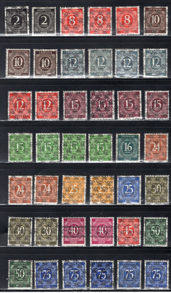 GERMANY AMERICAN BRITISH OCC SELECTION MNH/MH NET OVERPRINTS SEVERAL EXPERTIZED