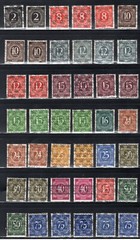 GERMANY AMERICAN BRITISH OCC SELECTION MNH/MH NET OVERPRINTS SEVERAL EXPERTIZED