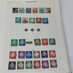 German Stamp Lot 13 Pages Of Mixed Lot