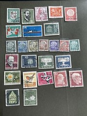 West GERMANY 1957 Used 26 Pcs Stamps,VF Condition,see Photos