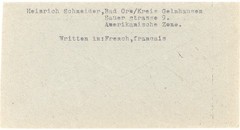 1947 Germany to Geneva Red Cross Cover – Bad Orb – French Typed WWII POW Inquiry