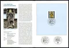 GERMANY FOLDER 2012/33 KAISER OTTO DER GROSSE MAGDEBURG SKULPTUR