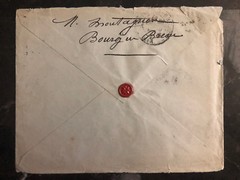 1903 German Post Office in Morocco Tangier Cover to Consul Bourg France w/ltr