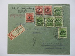 Germany 2 Million Over 200 Marks 800 Thousand Over 500 COVER Bismark Sachsen Mag