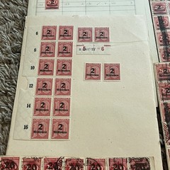 BIG GERMANY MINT AND USED STAMP HOARDER LOT WORLD WAR I INFLATION OVPTS