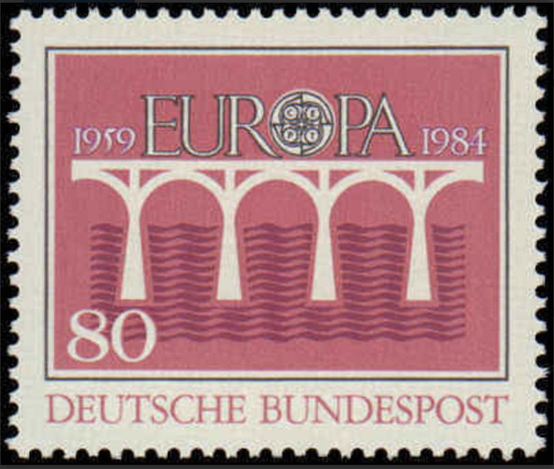 BRD FRG #Mi1211 MNH 1984 CEPT Bridge [1416 YT1043 SG2061]