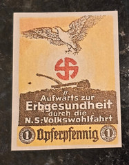 Nazi German Postage Propaganda Stamp Vignette Label Third Reich WW2 Eagle