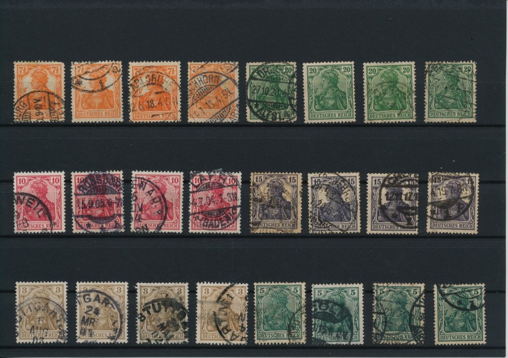 Germany, Deutsches Reich, Nazi, liquidation collection, stamps, Lot,used (BK 25)