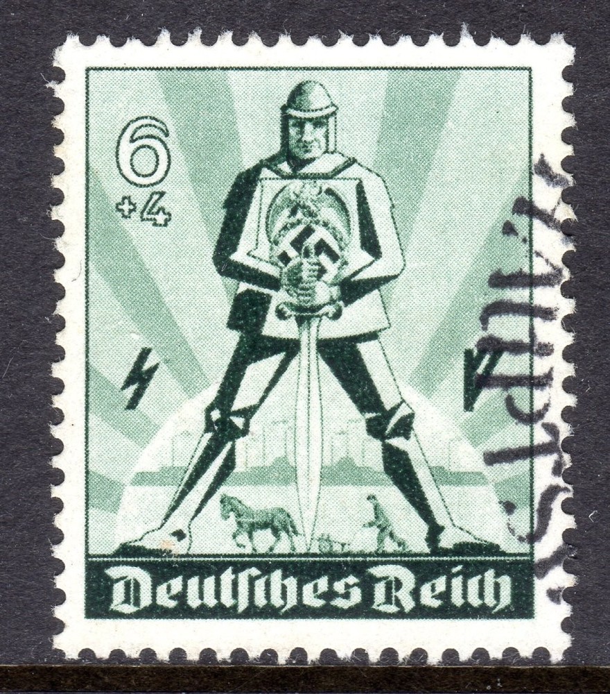 Germany Scott #B 171 VF Used 1940 May Day Armed Warrior #3