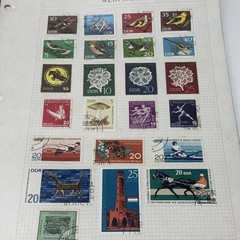 German Stamp Lot 13 Pages Of Mixed Lot