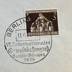 WW2 WWII Nazi German Third Reich Berlin Volkswagen Automobile Races Stamps Cover
