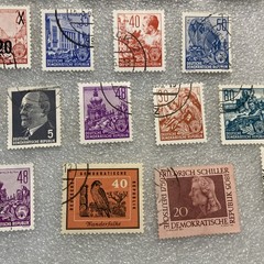 20 USED mixed varied Vtg. 1950-1990 DDR East Germany stamps; $1 Ships/A DEAL!