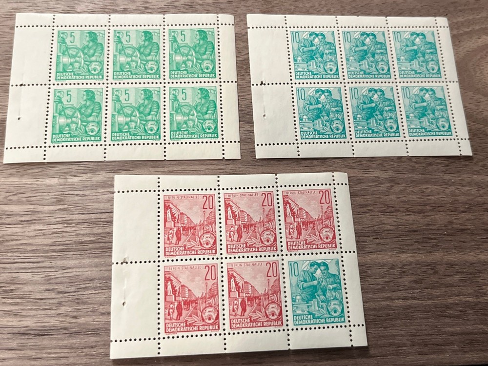 DDR GERMANY DEUTSCHE POST GESAMIWERT INTACT BOOKLET MNH SEE SCANS 1228