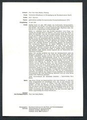 Germany – BRD : Scott # 1297 First Day Sheetlet (ETB) from 1979 Michel # 17/1979