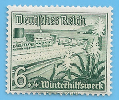 Germany WW2 German 1937 Ships Winter Relief 6+4 Stamp WW2 ERA Mi# 654