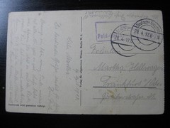 DEUTSCHES REICH 1917 very nice WWI Feldpost postcard w/ Feld-Luftschiff cancel!