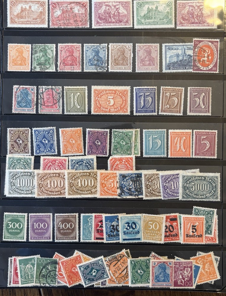 GERMANY – Early 1920s Issues, Mint Hinged And Used