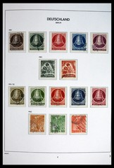 BERLIN Germany 1948-1990 Used Key Items Overprints Signed Stamp Collection