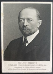 1940 Marburg Germany Maxi Postcard cover to Strasbourg Emil Von Behring
