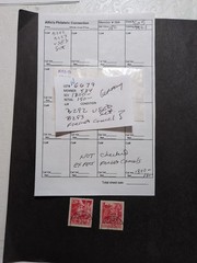 APC W6679 Germany used set SC#B292 293 scv $1800 Looks like FDI? LOOK