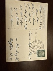 WW2 WWII German Portrait Third Reich Stamped post card Munich 1939
