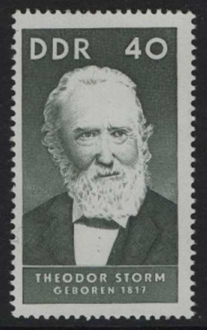 DDR #Mi1297 MNH 1967 Famous Personalities Theodor Storm [940]
