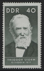 DDR #Mi1297 MNH 1967 Famous Personalities Theodor Storm [940]