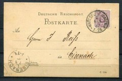 Germany. Deutsche Reichpost.Used Cover Single frankage. 5 pf. gps349s