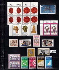 (2587) Germany West, Selection of MNH sets, see description and image