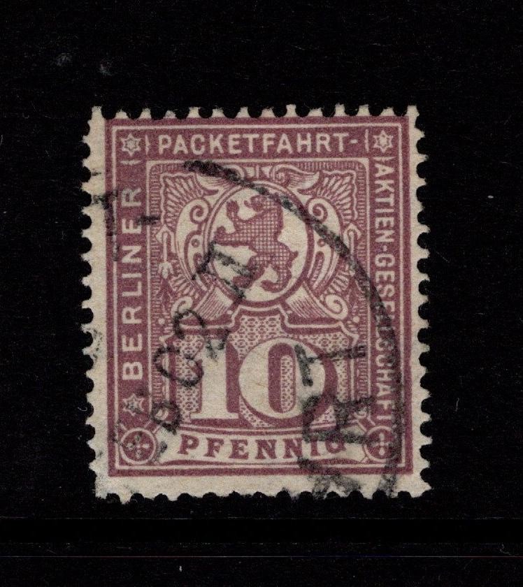 Germany 1890s 10p Dark Violet Pair – S58713