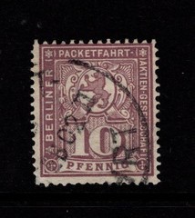 Germany 1890s 10p Dark Violet Pair – S58713