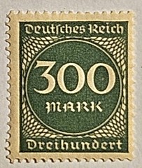Germany 1923, 300 Mark Deutches Reich, MINT, MNH, Scott #331, FAST SHIPPING!