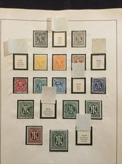 1945 A.M.G. ISSUES GERMAN PRINT POSTAGE STAMPS “VERY RARE” USED 80Pfg