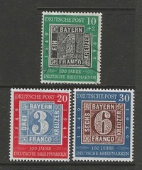 Germany 1949 complete set Stamps on Stamps used/mint**, $ 142.00
