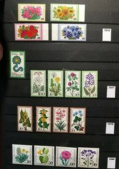 BRD Germany Collection of 30 Years of Flower Stamps MNH