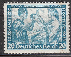 Stamp Germany Mi 505A Sc B55 1933 WWII 3 Reich Tristan Isolde Richard Wagner MH