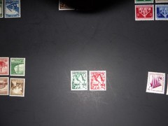 GERMANY SCOTT #B116-B117 YOUTH CARRYING TORCH AND LAUREL MNH SET OF 2