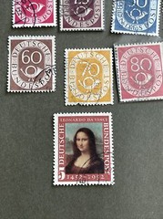 West Germany Used 15 Stamps,1951,fine Condition, See Photos