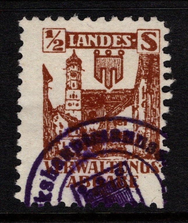 Germany Verwalt 1900s .50s Local Revenue Used – S57364