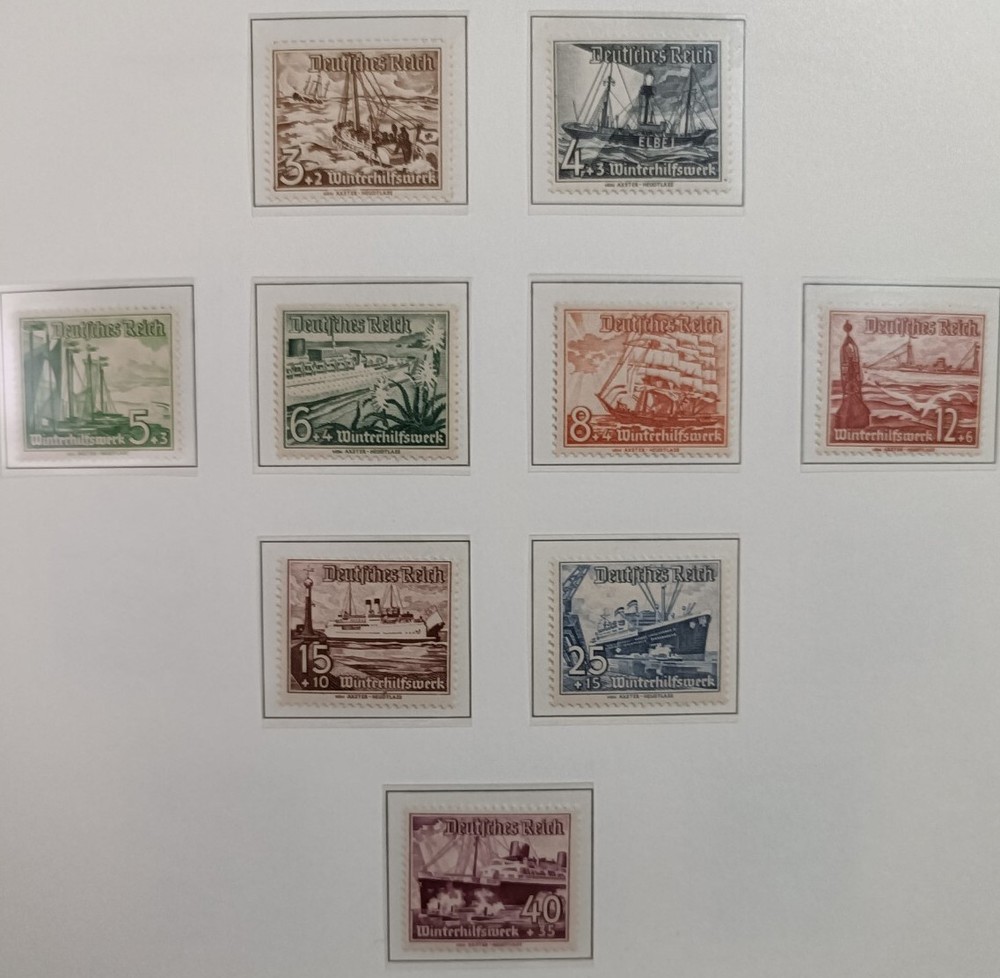 GERMANY Scott# B107-B115 ** MNH Ships 1937